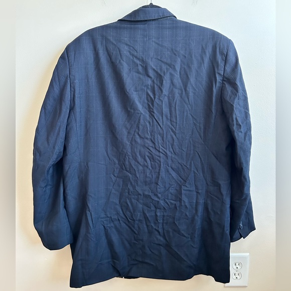 Falcone Mens Black and Grey Suit Jacket Blazer 42R - Picture 3 of 8